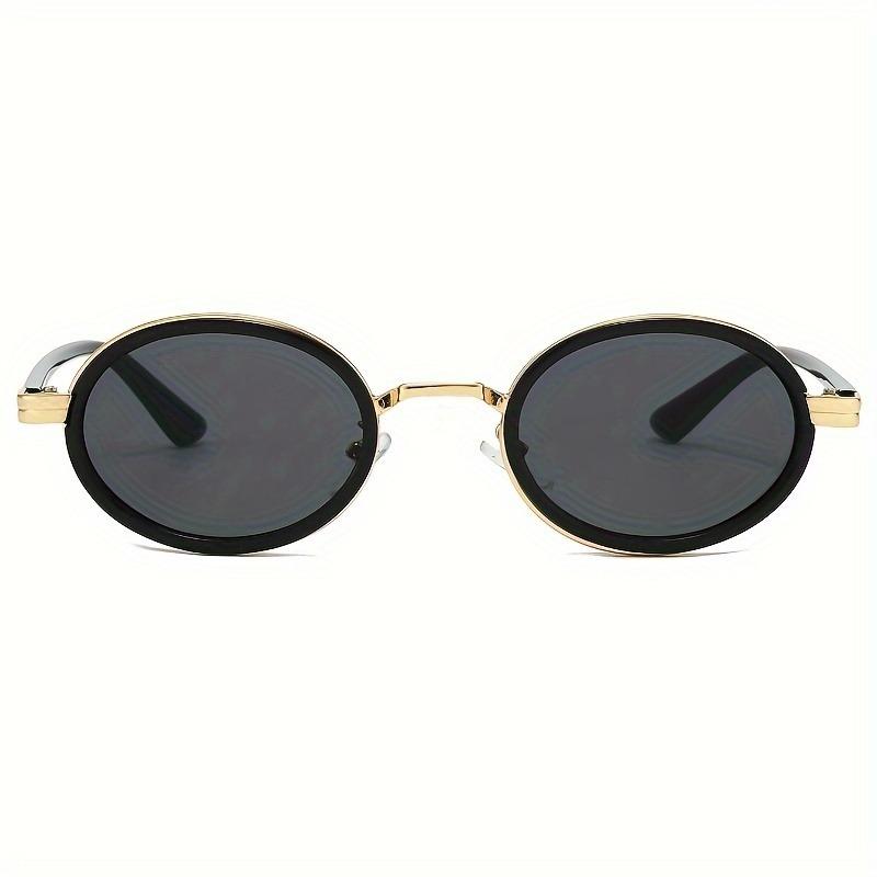 Неполяризованные шикарные овальные модные солнцезащитные очки для женщин и мужчин - — фото 15