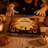 Halloween Party Table Decorations 3D Printed Figures with Gift Box, Small Flexible Fidget Toys Set, Pumpkin Bucket Stuffers Cute Grim Reaper,
