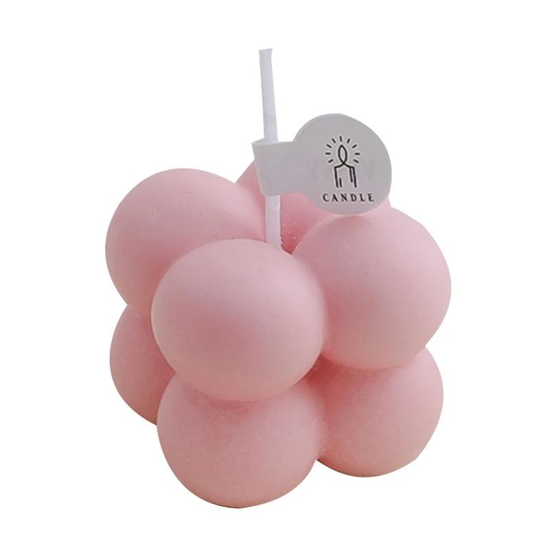 Colorful 4x4 Mini Cube Candle Strong Fragrance Home Table Ornament Perfect Birthday Gift And Room Aromatherapy Candles