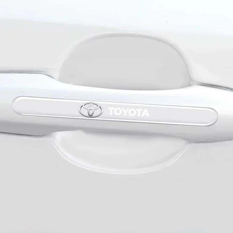 Car Body Anti-Collision Protection Strip Auto Door Handle Bowl Anti-Scratch Sticker For Toyota Camry corolla crown Auris C-HR