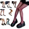 Women Sexy Hollowed Sheer Fishnet Pantyhose Aesthetic Vintage Butterfly Jacquard Patterned Leggings Colored Mesh Tights