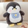 Fluffy Hair Penguin Plushie Stuffed Animal Blue/Pink Cuddly Penguin Dolls Peluche Plush Toy Sets for Birthday Surprise Gift Idea