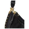 Isabel Marant Oskan Adjustable Detachable Shoulder Strap Studded Suede Calfskin Shoulder Crossbody Handbag Women handbag Black BF0066FAB2C03M01BK