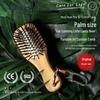 Mini Beech Wood Air Cushion Hair Comb - Portable Oval Massage Design