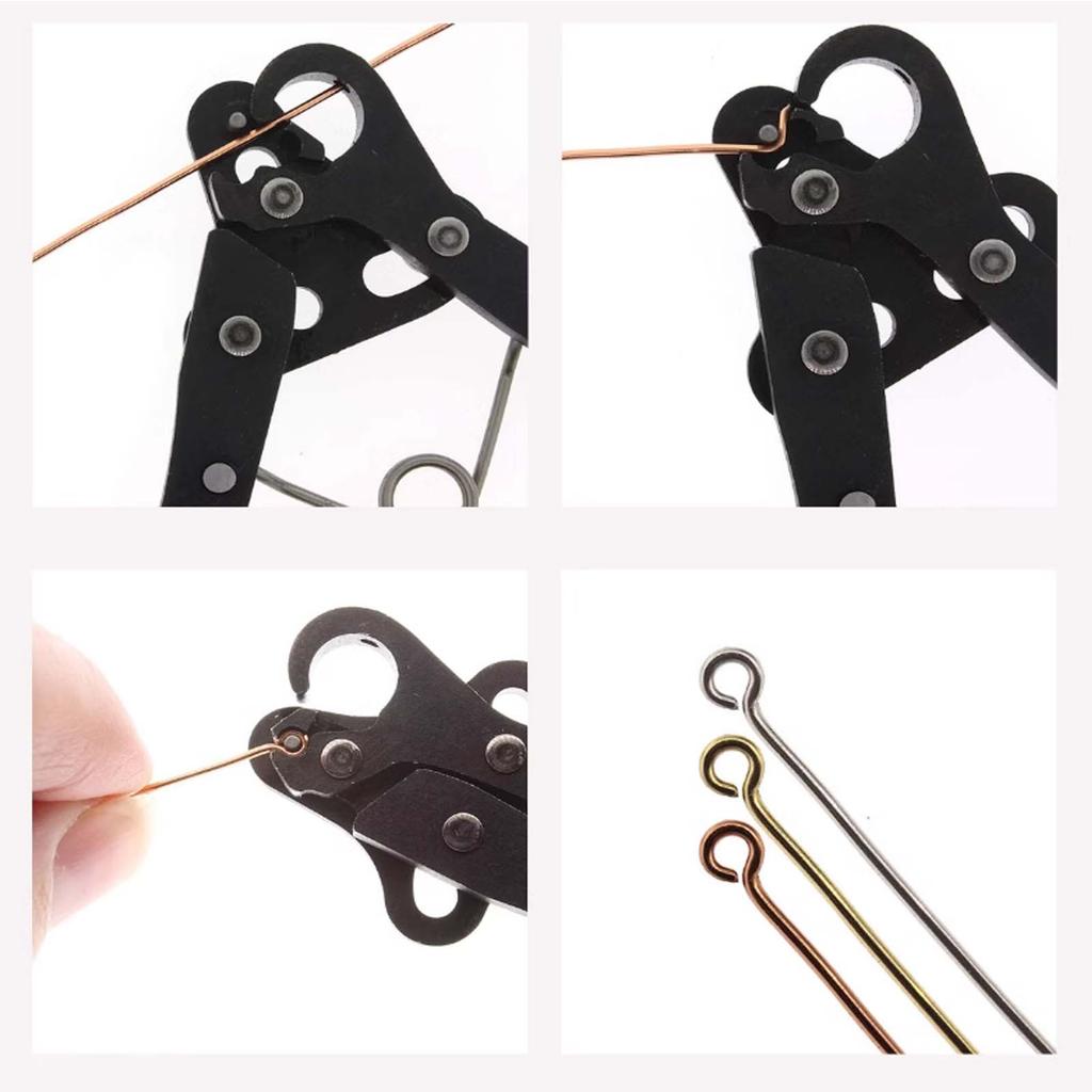 9-pin Ring Rolling Needle Pliers, Necklaces Round Nose Pliers Copper Wire Wrapping Jewellery Beading Making Tool