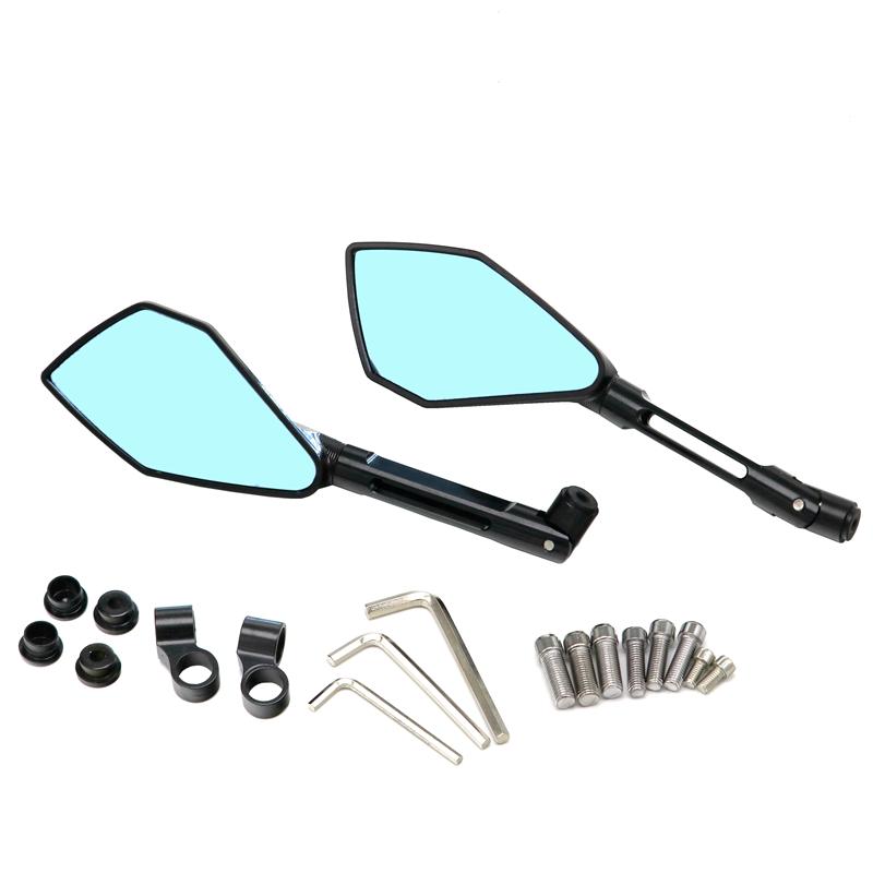 LMoDri Motorcycle CNC Aluminum Alloy Rearview Side Mirror Motorbike Back Side Mirrors For HONDA Yamaha