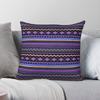 Purple Tribal Indian Square Pillowcase Polyester Linen Velvet Pattern Zip Decorative Throw Pillow Case Sofa Seater Wholesale