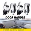 4x Front Rear Interior Car Door Handle Chrome Black For 2002-2005 Hyundai Sonata