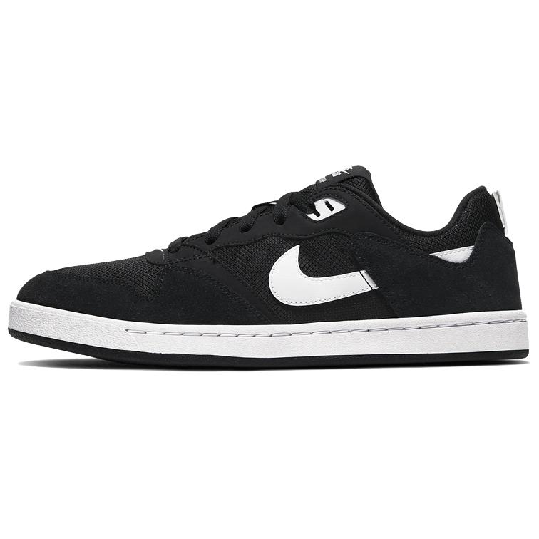 Nike SB Alleyoop Slip Resistant Abrasion Resistant Low Top Skateboard Shoes Unisex Black White CJ0882-001(Team-)-Random Packaging Bags