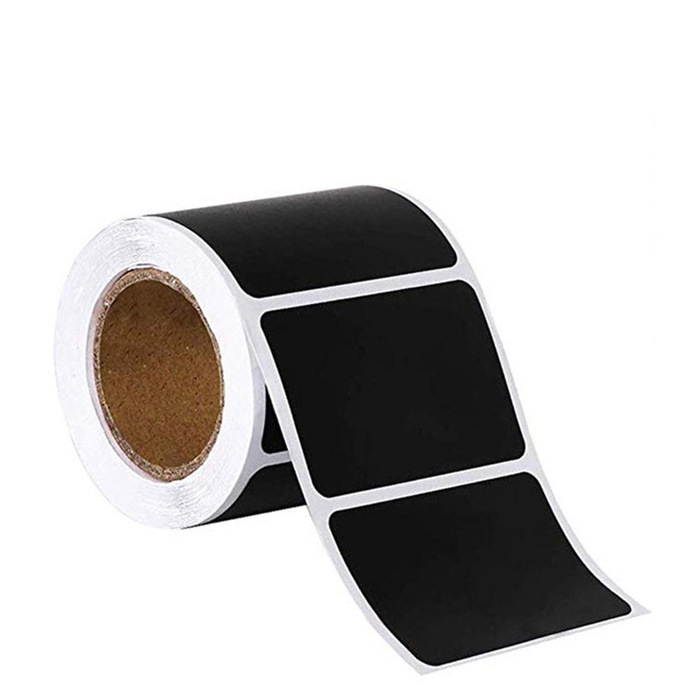 Stickers With Pen 1 Roll /150pcs 2.17x1.38in Black