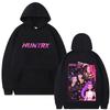 Movie KPop Demon Hunters Hoodie Rumi Mira Zoey Graphic Sweatshirt Men's Women's Fashion Oversized Fleece Pullover