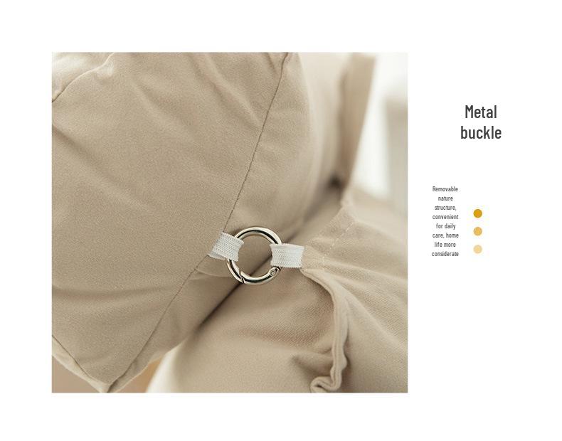 Bedside Soft Pack Backrest Cushion - Neck, Reading, and Lumbar Support Pillow