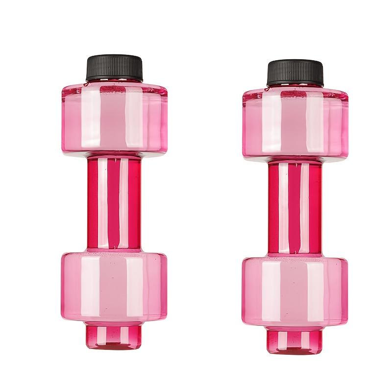 2 PIEZAS Mancuerna casera para fitness al aire libre auto-rellenable-Peso ajustable Mancuerna portátil para entrenamiento