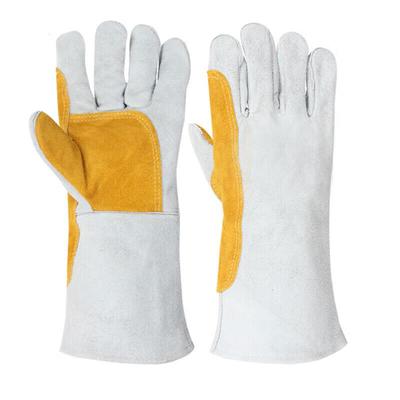 DUBETE Cowhide Heat Resistant Work Gloves