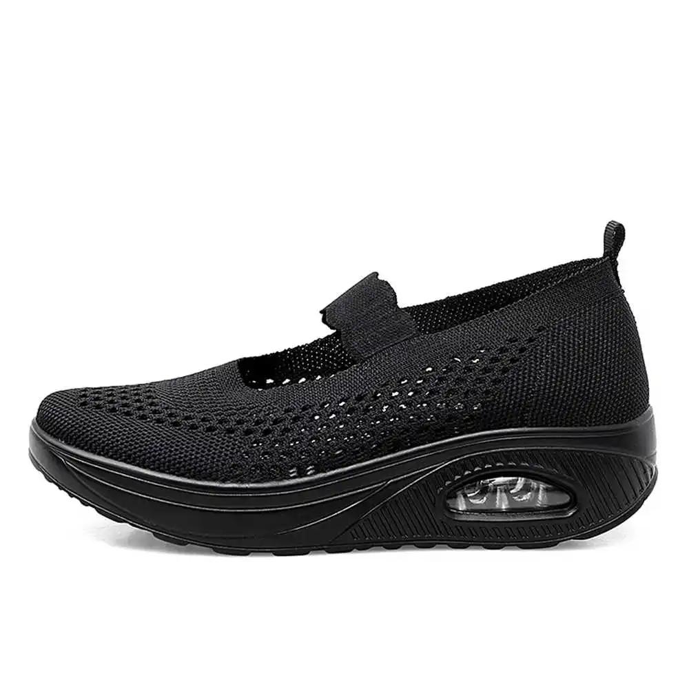 Fashion Knitted Size 39 Heeled Women's Shoes Dress Platform High Heel Original Women Sneakers Sports Excercise Shoess