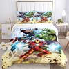 Avengers Heroes United Print 3Pcs Bedding Setduvet Cover With 2 Bedropillowcase Home Birthday Gift