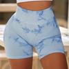 Nahtlose Tie Dye Push Up Yoga Shorts Frauen Elastische Scrunch Hohe Taille Sommer Fitness Workout Laufen Radfahren Sport Gym Fitness Workout Shorts Mujer