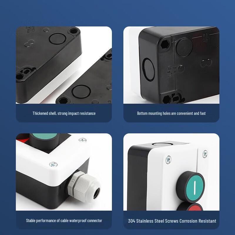 Abdo BYKZH-B213 Waterproof 2-Hole Button Control Box
