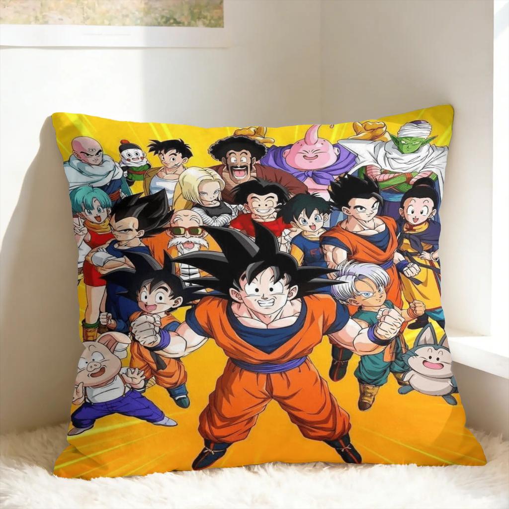 D-Dragon Anime Pillowcases Kawaii Pillow Case For Sofa Home Decoration Comfy Pillow Cover