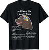 Labrador Brain Black Yellow Chocolate Lab Gift T-Shirt Labby Dog Gift T-Shirt