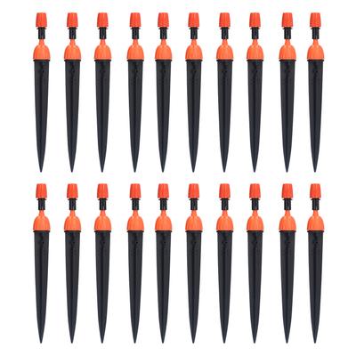 Set da 20 Gocciolatori a Spruzzo Multifunzionali Irrigazione Regolabile Spruzzatori Nebulizzanti Irrigazione a Goccia