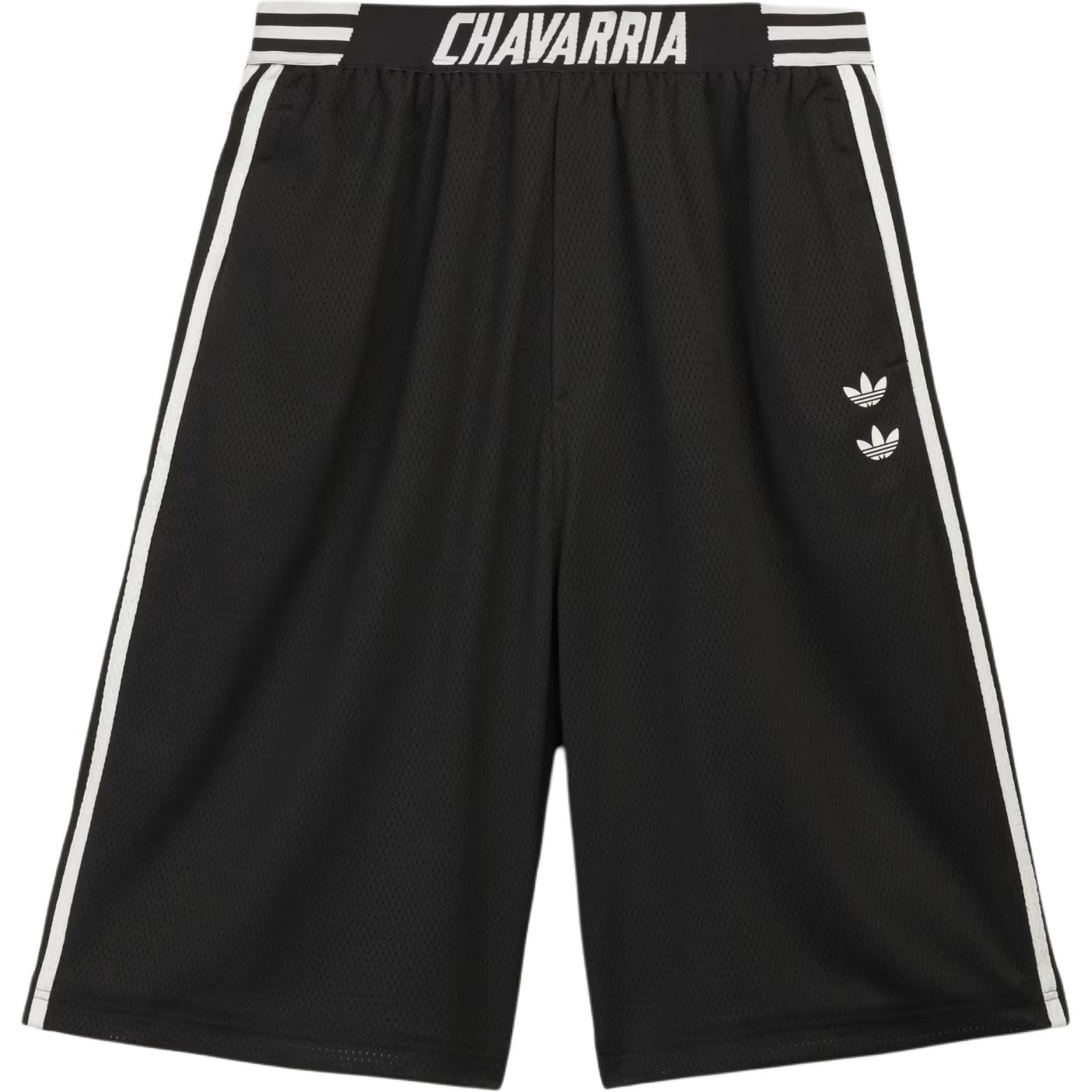 

Adidas Originals X Willy Chavarria Ws Wesh Striped Mid-Rise Casual Shorts Unisex shorts KR8682 S