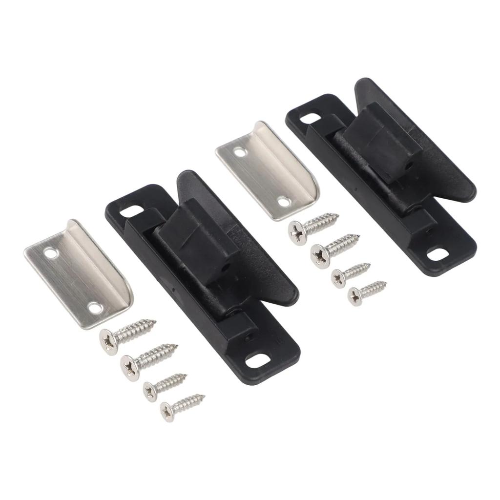 Schubladenverriegelungsmechanismus Wohnmobil-Schubladenriegel Weiße Sichere Schubladenriegel für Wohnmobile Wohnwagenzubehör Zweifarbiges Design