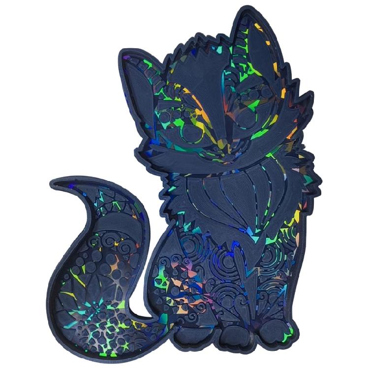 Exquisite Cat Shape Decoration Creating Silicone Mold Resin Mold for DIY Project