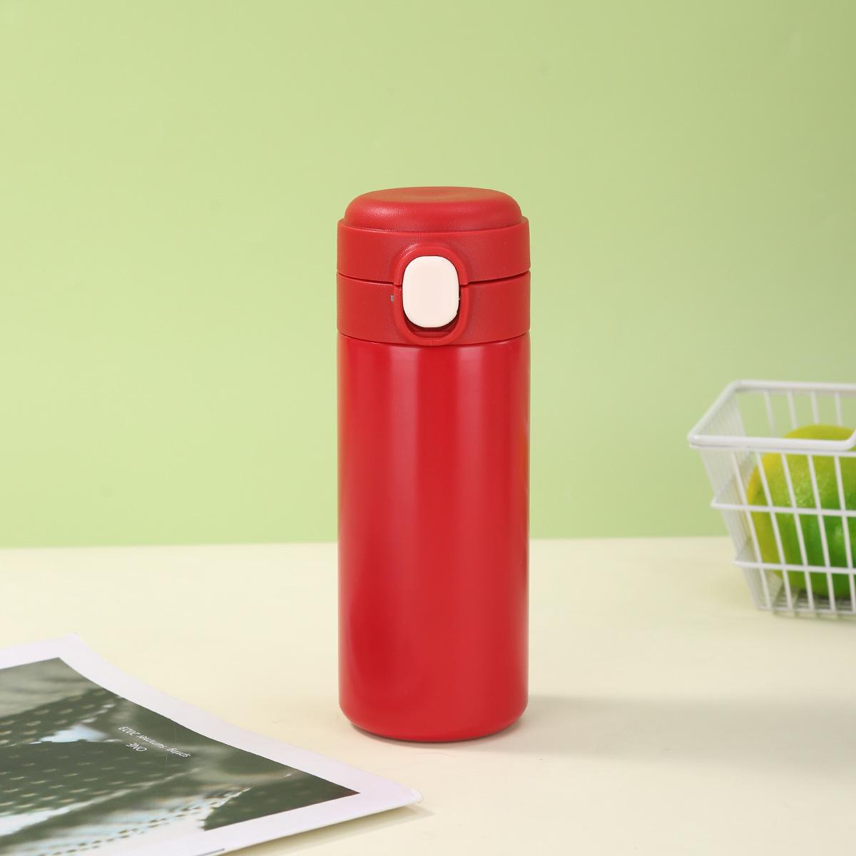 

Изолированная дорожная кружка из нержавеющей стали 304 с откидной крышкой - Портативный и стильный подарок для мужчин, женщин и студентов 420ml