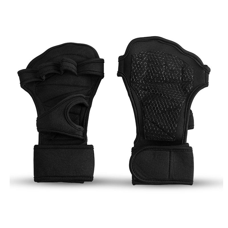 Custom Logo Gymnastics Grips Weight Lifting Training Gloves Hand Palm Protector Body-Building Gloves M