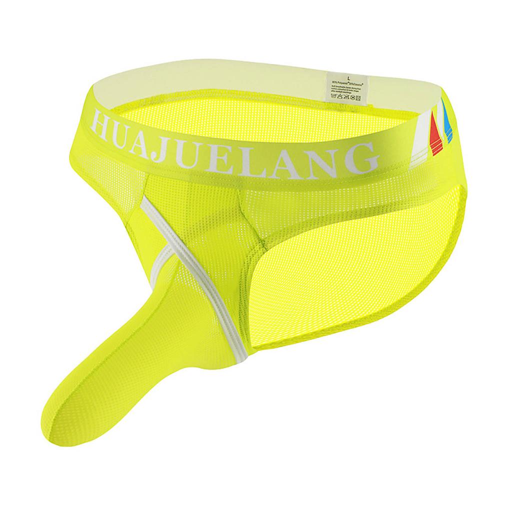 Men's Soft Stripe Splcing Briefs Underpants Knickers Shorts Sexy Underwear