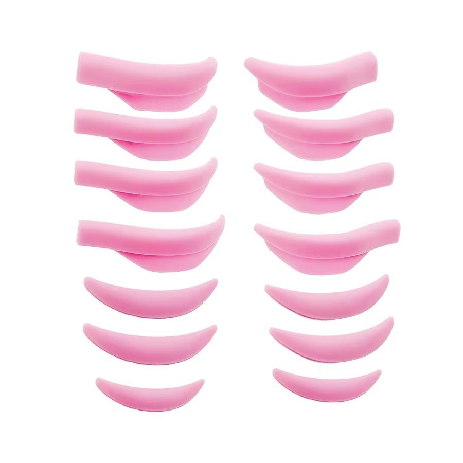 7 Pairs Eyelash Lifting Kit Silicone Pad Eye Lash Perm Pads Eyelashes Eyelash Lift Extension 3D Lashes Curler Applicator Tools