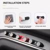2026 Hot Valve Stems Caps Car Sticker For VW Volkswagen Jetta MK5 Golf Multifunctional Car Double Hook Charger Cable Line Organizer For V