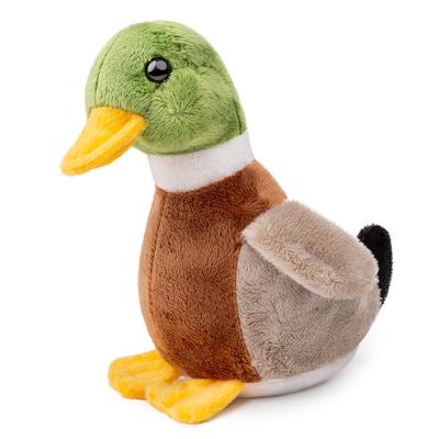 Lilizzhoumax Simulation Mallard Plush Toy, Soft Duck Stuffed Animal, Cute and Fluffy, Perfect for Boys and Girls, Home Furnishings, Green, 15cm Tall