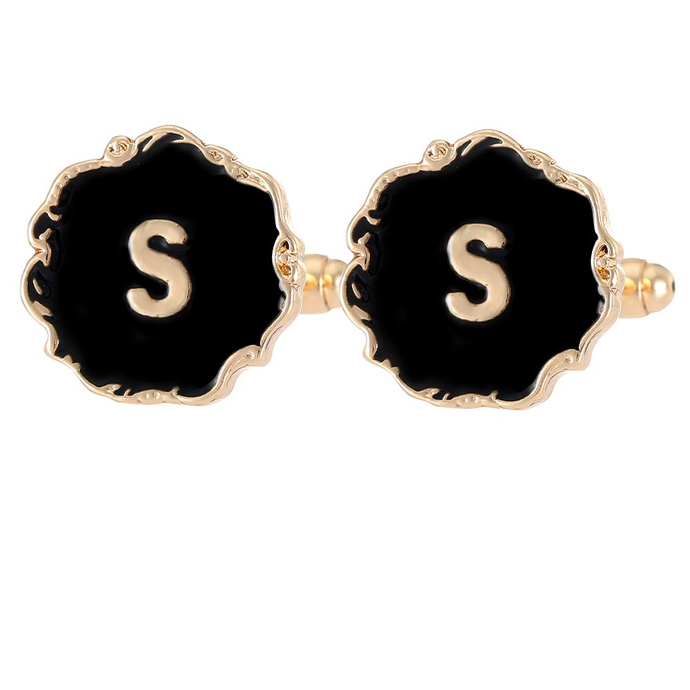 

Mens Classic 26 Alphabet Initial Letter Cufflinks A B C D E F G H I J K L M N O P Q R S T U Sleeve ButtonV W X Y Z