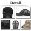 Hat Cap Mesh Breathable Lightweight Outdoor Sports UV Protection Simple CZA405 [White Fang] Men's (Black)