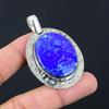 Birthday Gift For Her Natural Lapis Lazuli Gemstone Pendant 925 Sterling Silver