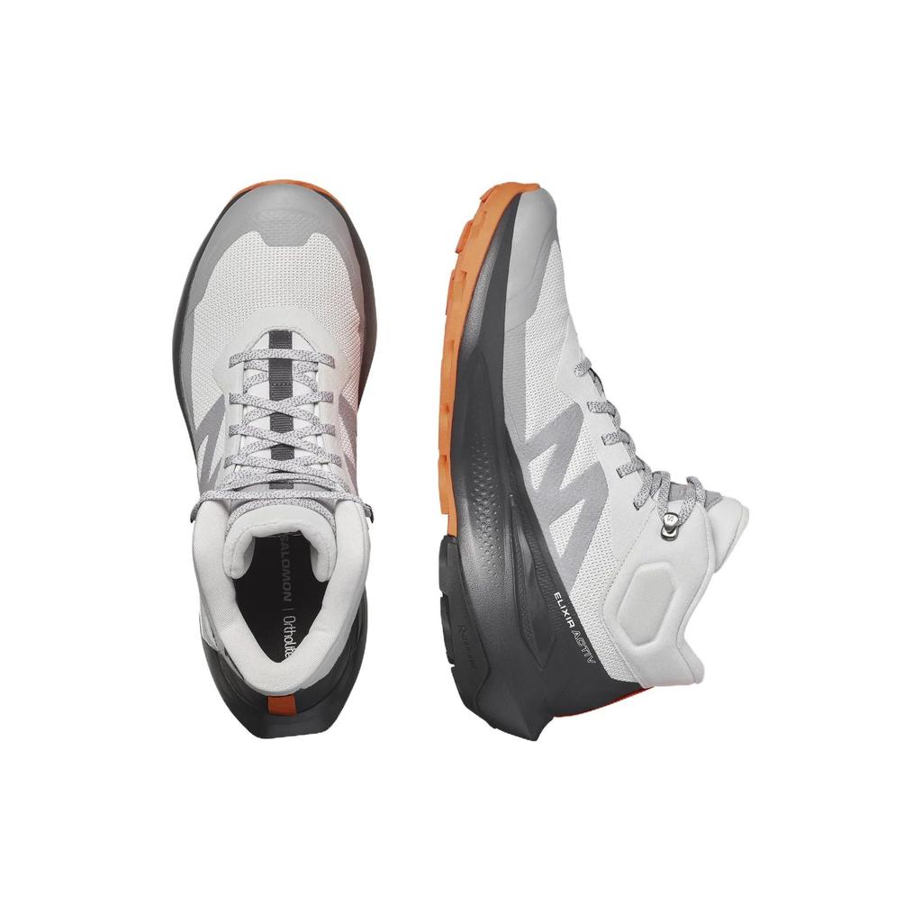 Salomon Elixir Activ Mid GORE-TEX Glacier Grey Dragon Fire Men Sneakers Phantom L47456700