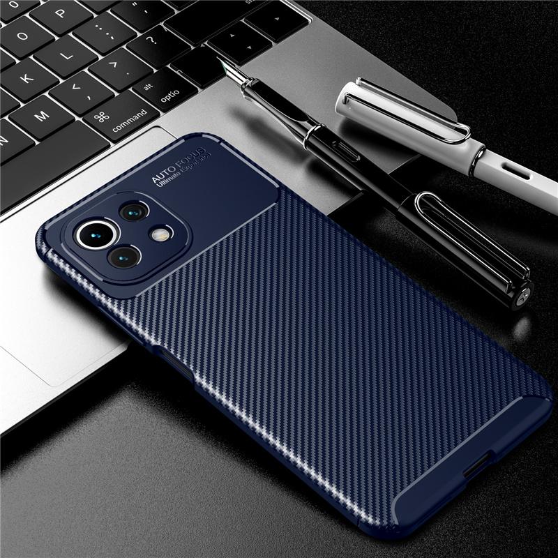 For Cover Xiaomi Mi 11 Lite 5G NE Case For Mi 11 Lite 5G NE Capas Shockproof TPU Soft Bumper Cover For Mi 11 Lite 5G NE Fundas