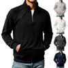 Herren Strick Langarm Sweatshirt Lässig Lockerer Schnitt Pullover für den Alltag