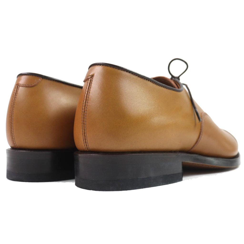 Pristine REGAL Leather shoes Goodyear welt style straight tip Brown mens 24.5 Used
