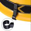 10 Pezzi Clip per Casco in Plastica Clip per Lampada per Elmetto Morsetti per Lampada Frontale Attacco Tappi di Sicurezza Antiscivolo Gancio Strumenti da Esterno