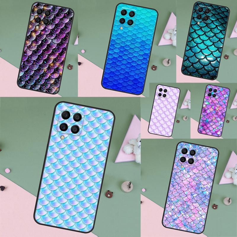 Mermaid Tail Scale Case For Samsung Galaxy M21 M31 M14 M34 M54 M33 M16 M36 M56 M53 M13 M12 M32 M52 M15 M55 M35