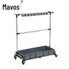 Mavors Movable Mop and Cleaning Tool Storage Rack