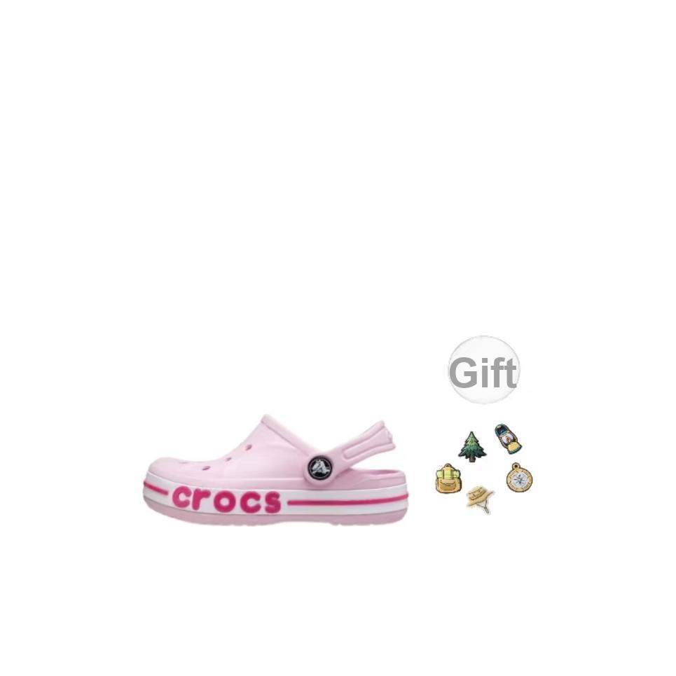 Crocs Bayaband Comfortable Versatile Non-Slip Breathable Childrens Sandals Kids Sandals Pink 207019-6TG
