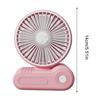 USB Rechargeable Desk Fan, 3-Speed Portable Table Fan, Quiet Personal Cooling for Home Office Bedroom Car, Long Battery Life