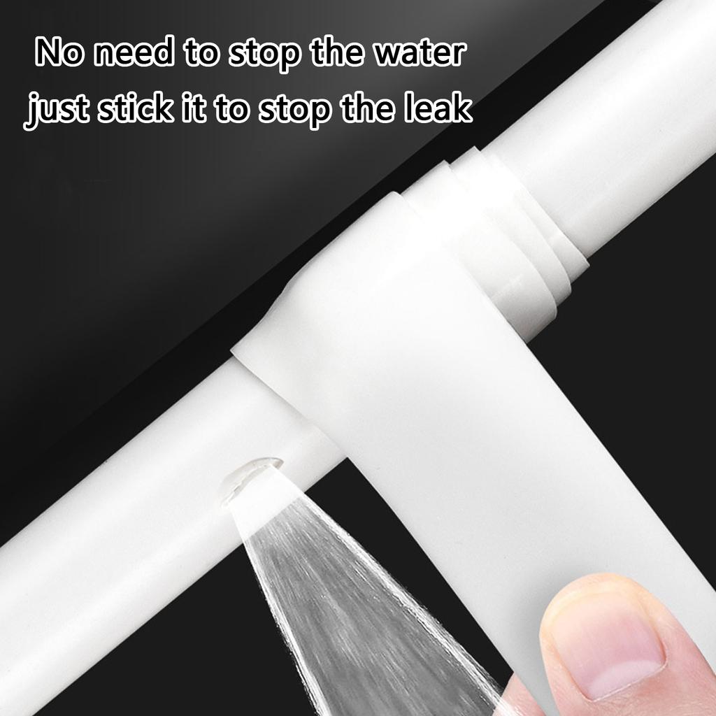 Sturdy PVC Silicone Sealing Tape for Quick Leak Fix Portable and Stretchable Suitable for Various Pipe Materials