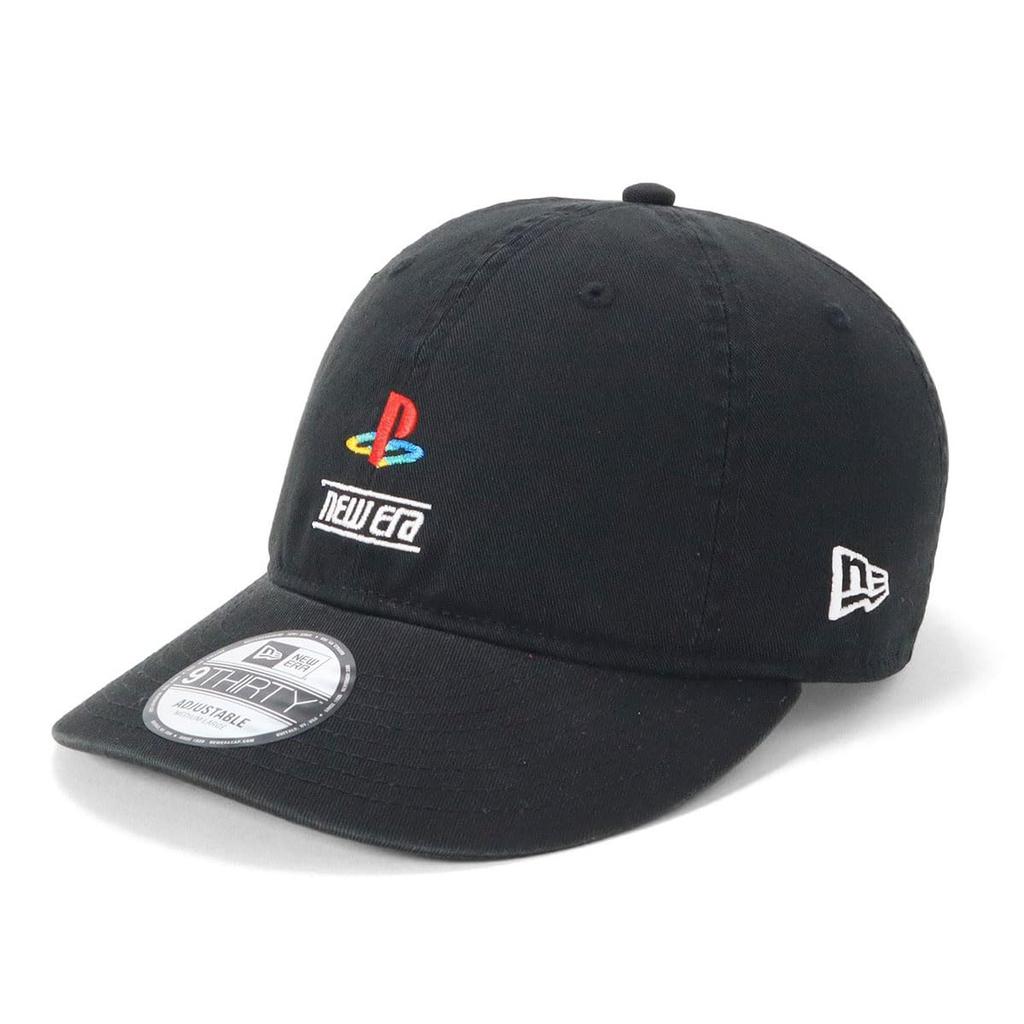 New Era 930 PLAYSTATION PSFM NE LOGO BLK Size 9THIRTY PlayStation Collaboration Cap, Black, M/L,