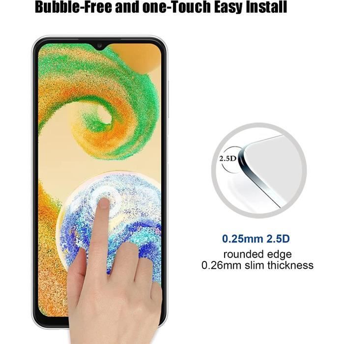 3-Piece Screen Protector for Samsung Galaxy A04S - Galaxy A12 - Galaxy A32 5G Tempered Glass, HD Full Coverage Premium Film, U[103]