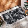Leeds United Voetbal Print Kristalfluweel Tapijt, Comfortabel Waterabsorberend Antislip Binnen Vloerkleed